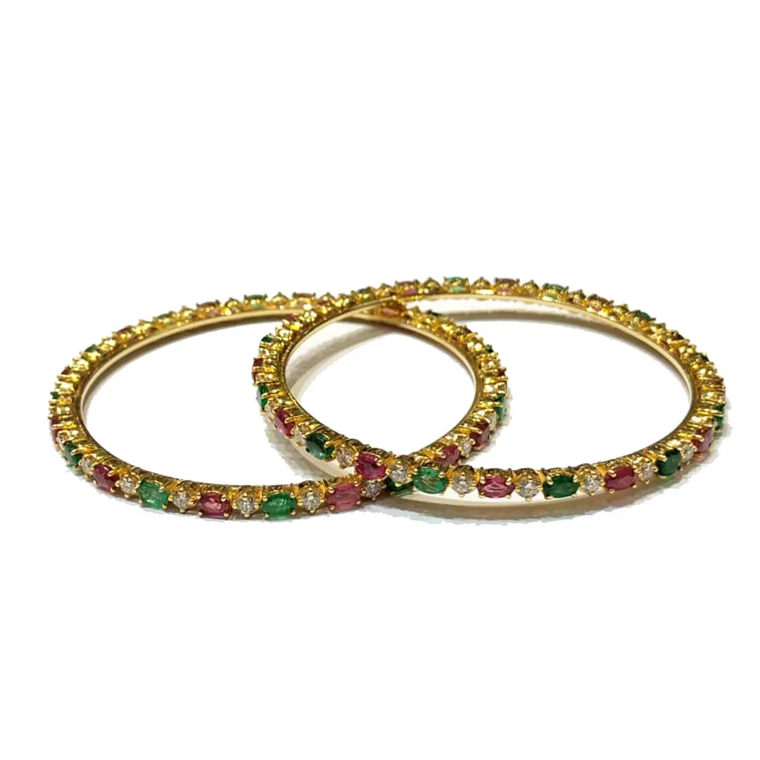 Diamond Bangles DB20056(2),GAC0121(1)